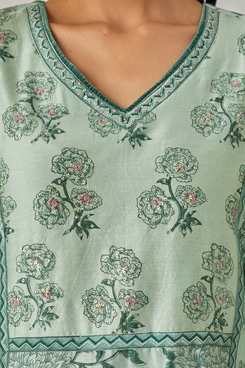 Zubeida Nazia Chanderi Kurta