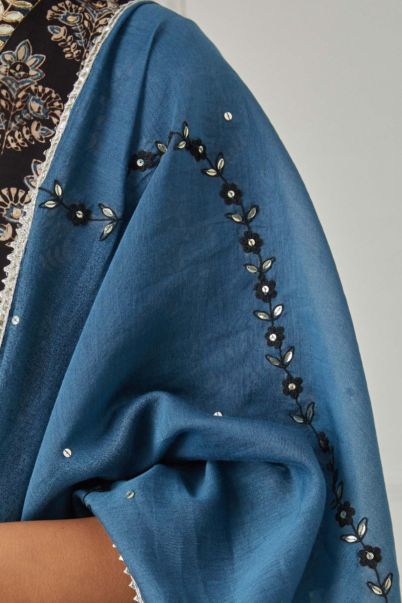 Zubeida Farheen Cotton Silk Dupatta
