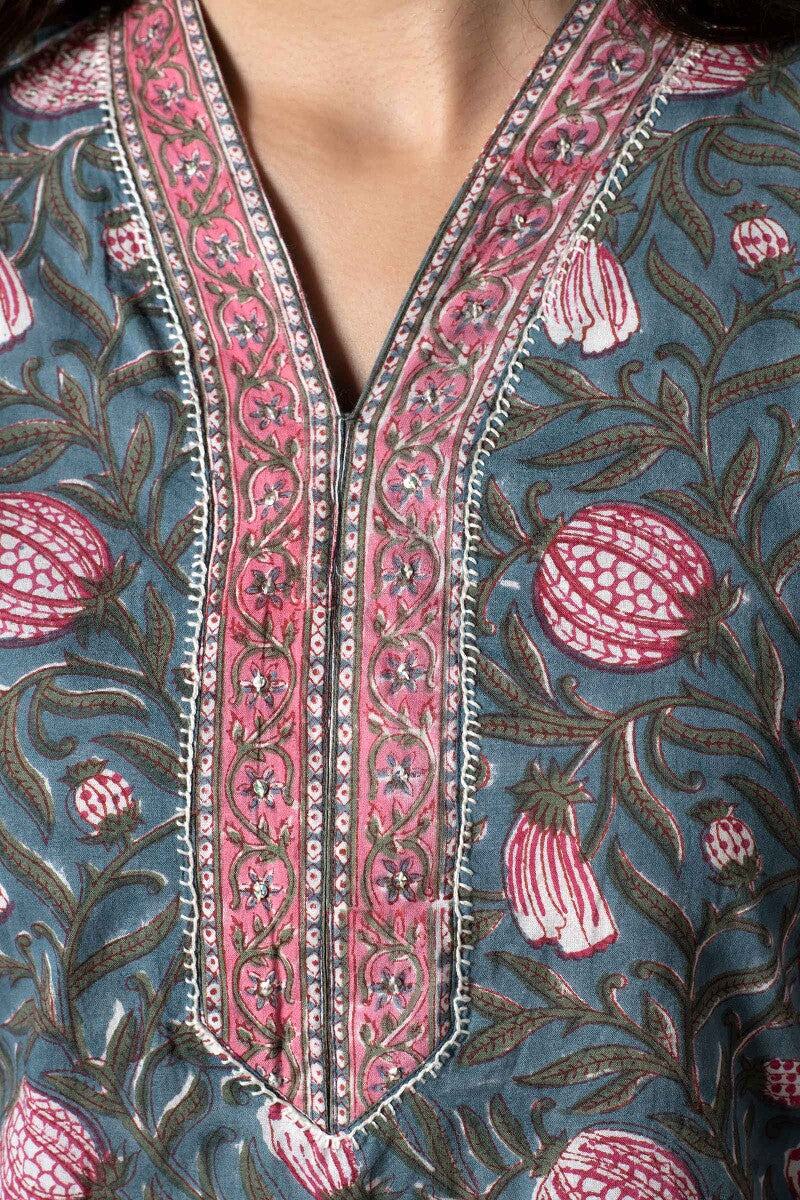 Gauhar Faizah Sanganeri Kurta