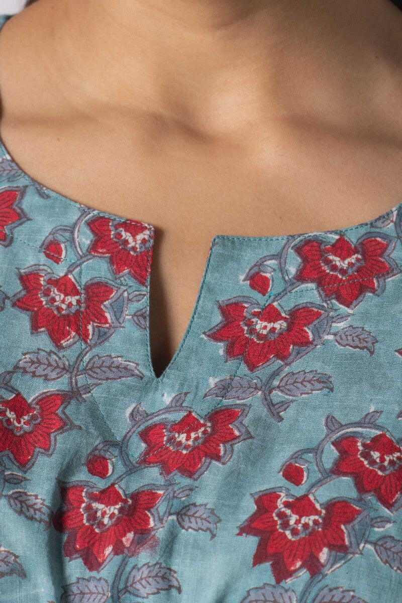 Gauhar Firoza Sanganeri Kaftan