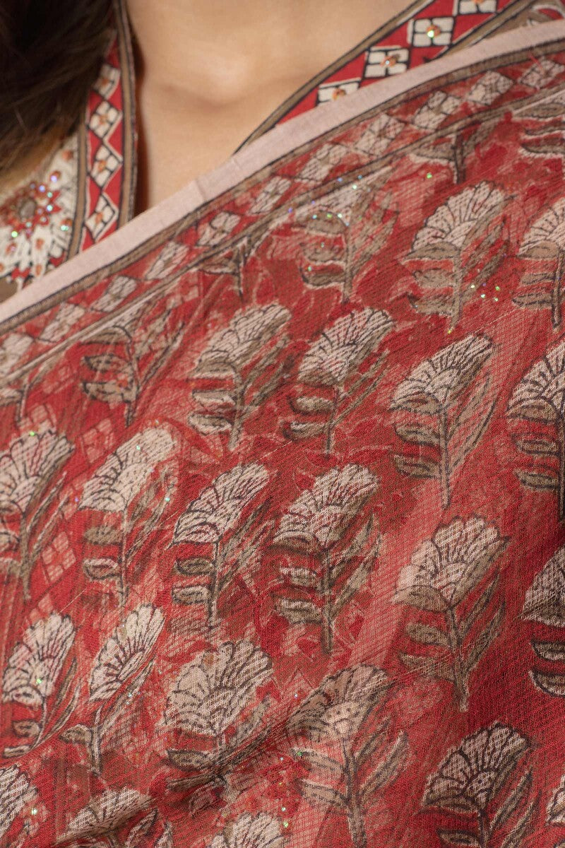 Sehra Mehr Bagru Dupatta