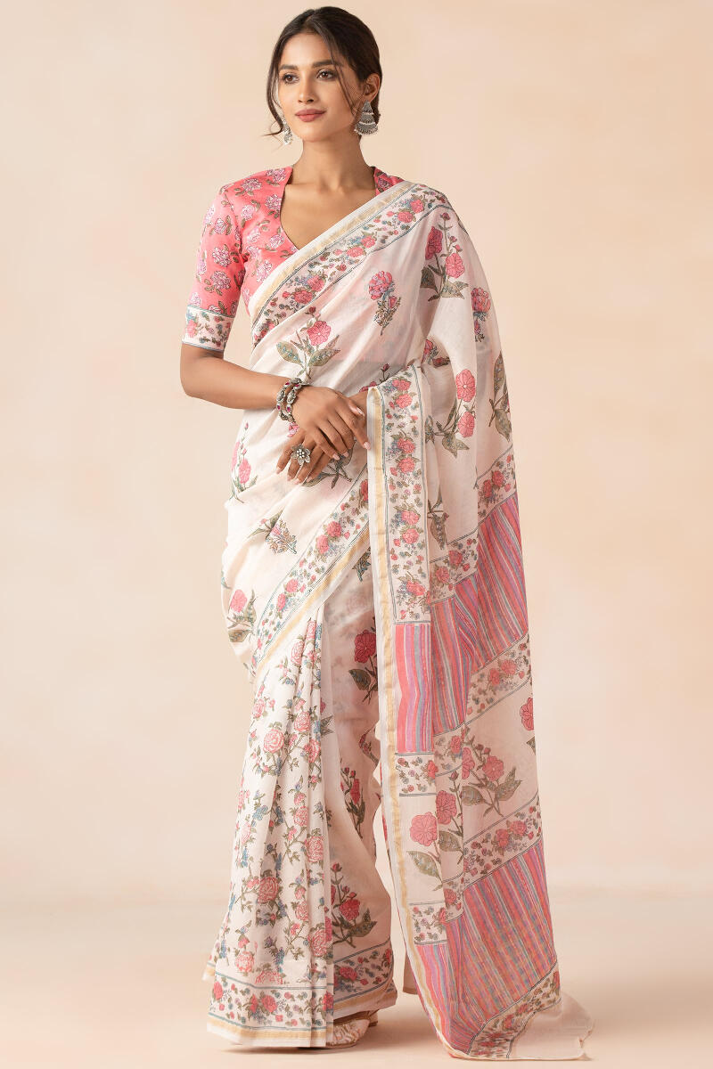 Gulbarg Zoraya Chanderi Saree