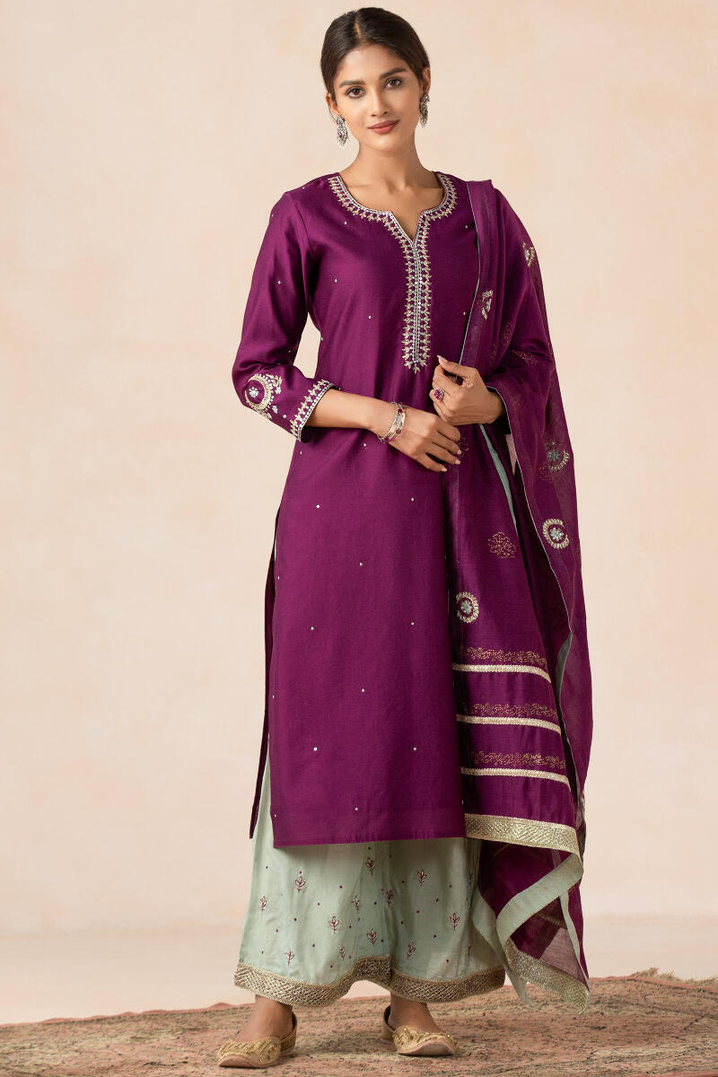 Nazma Shaheen Chanderi Dupatta