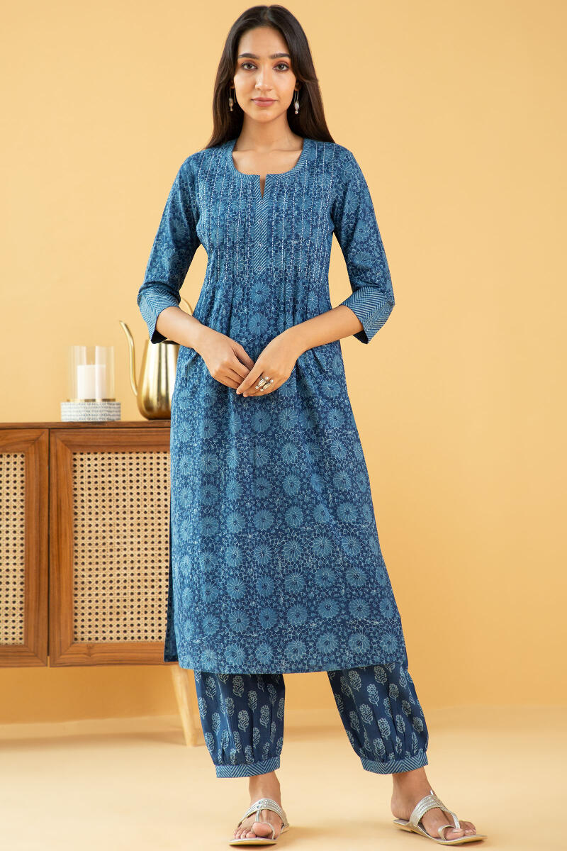 Noor Nazia Indigo Kurta