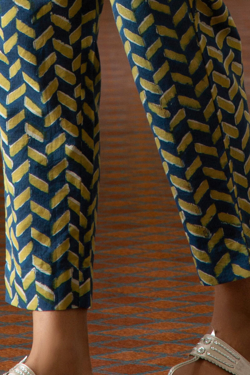 Sehra Aasma Bagru Narrow Pants