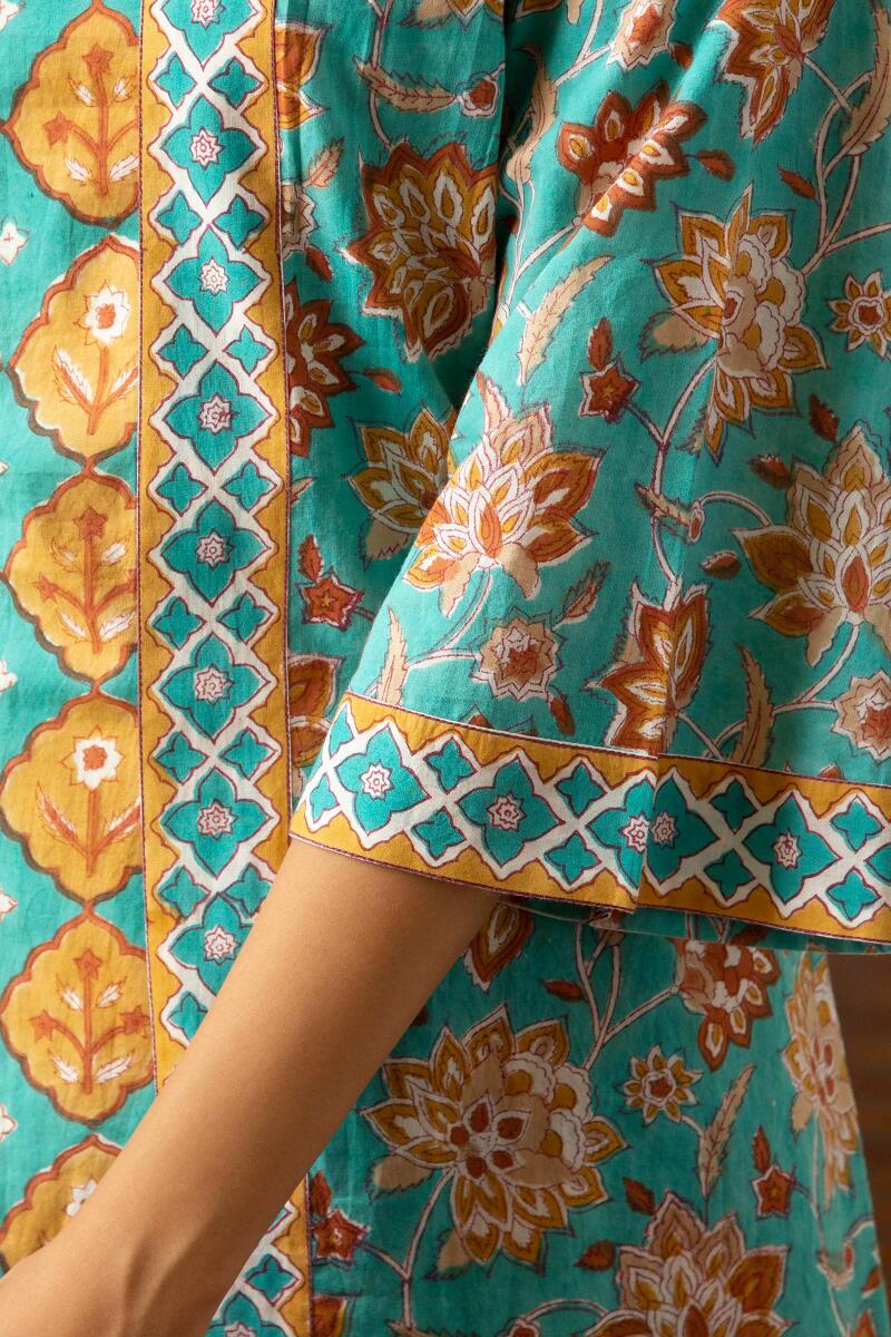 Gauhar Sahira Block Printed Kimono