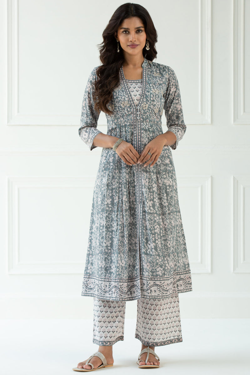 Gauhar Zenia Block Printed Kurta