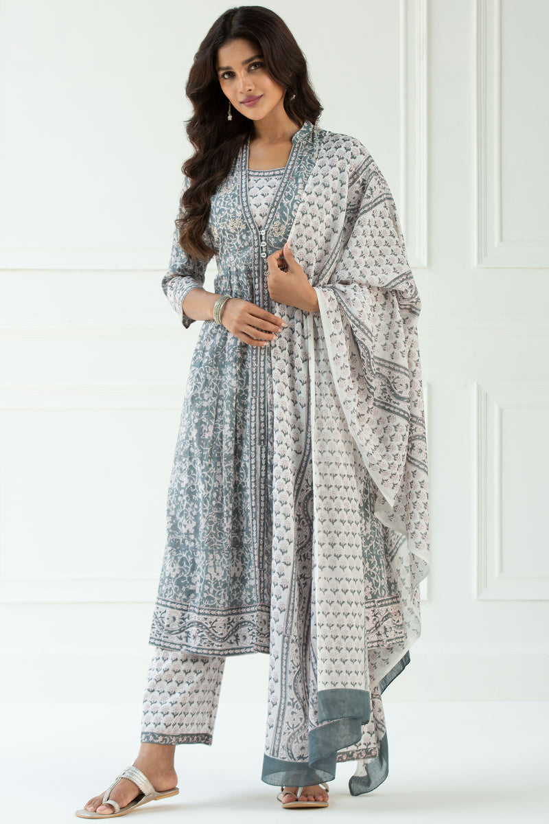 Gauhar Zenia Block Printed Dupatta