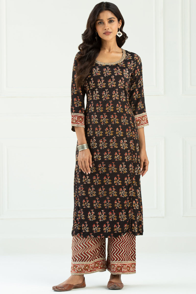 Sehra Kashaf Bagru Kurta