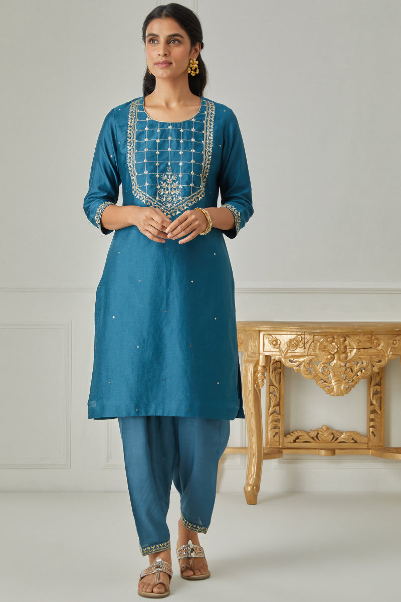 Zubeida Zeenat Chanderi Kurta