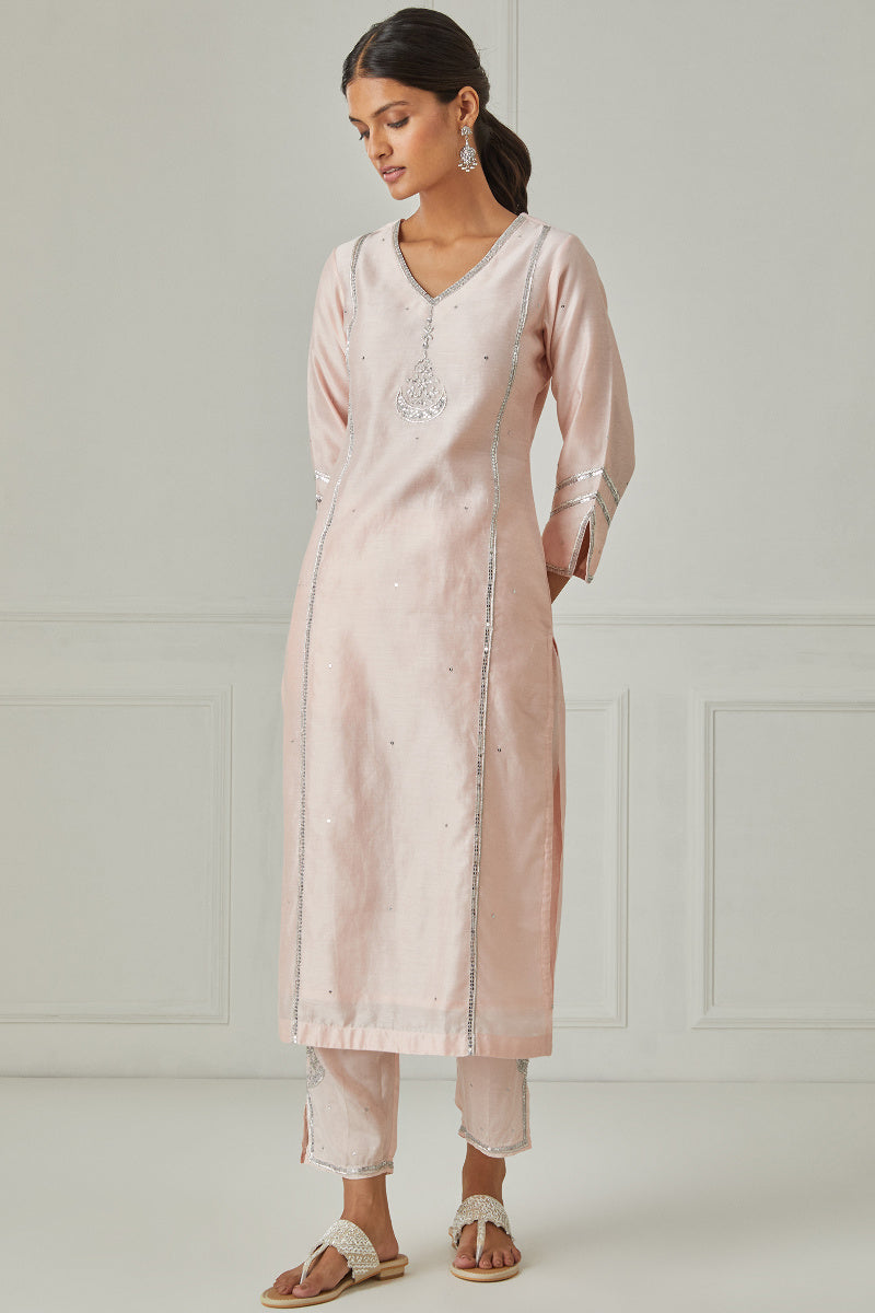 Zubeida Zohra Chanderi Kurta