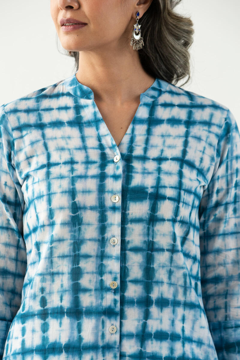 Leher Zoya Shibori Kurta