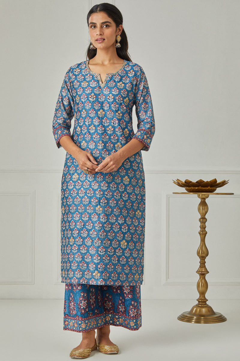 Zubeida Mahreen Chanderi Kurta
