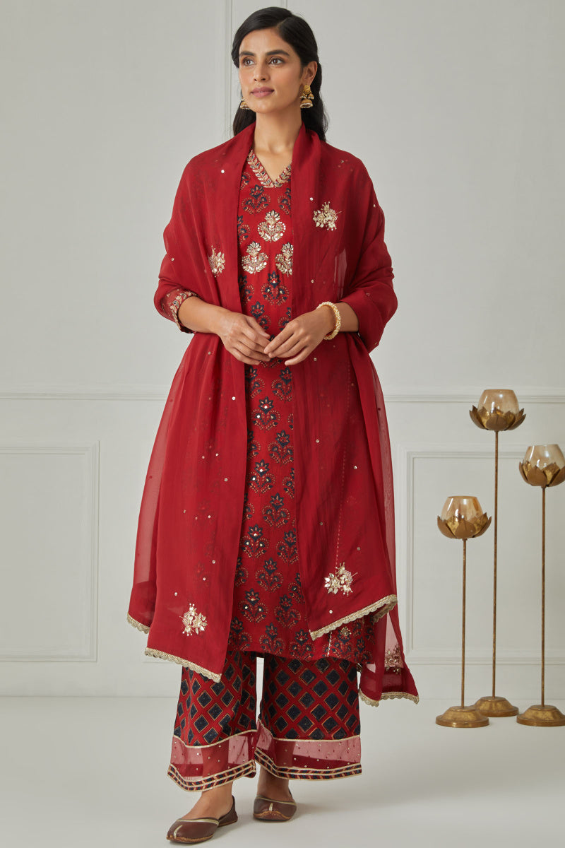 Zubeida Jahanzeb Organza Dupatta