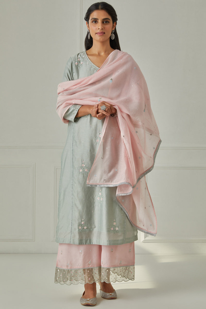 Zubeida Inaya Cotton Silk Dupatta