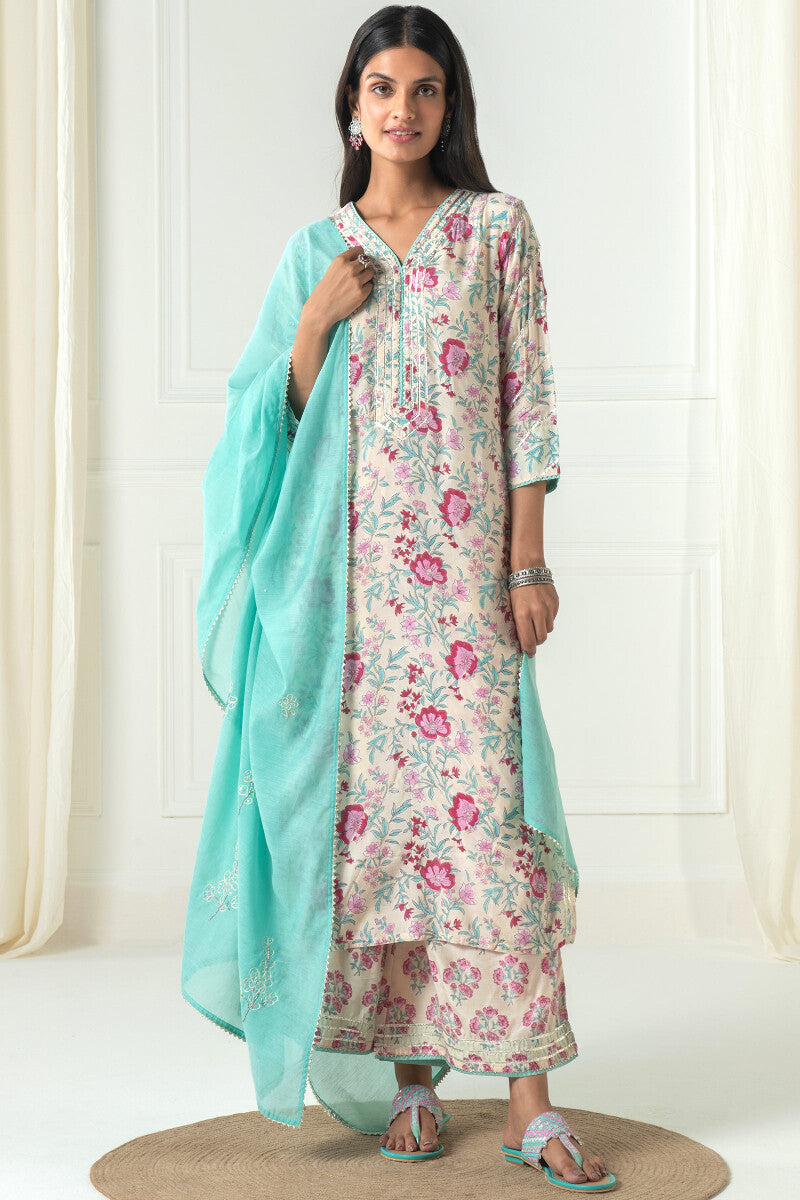 Gul Bano Mahi Cotton Silk Dupatta