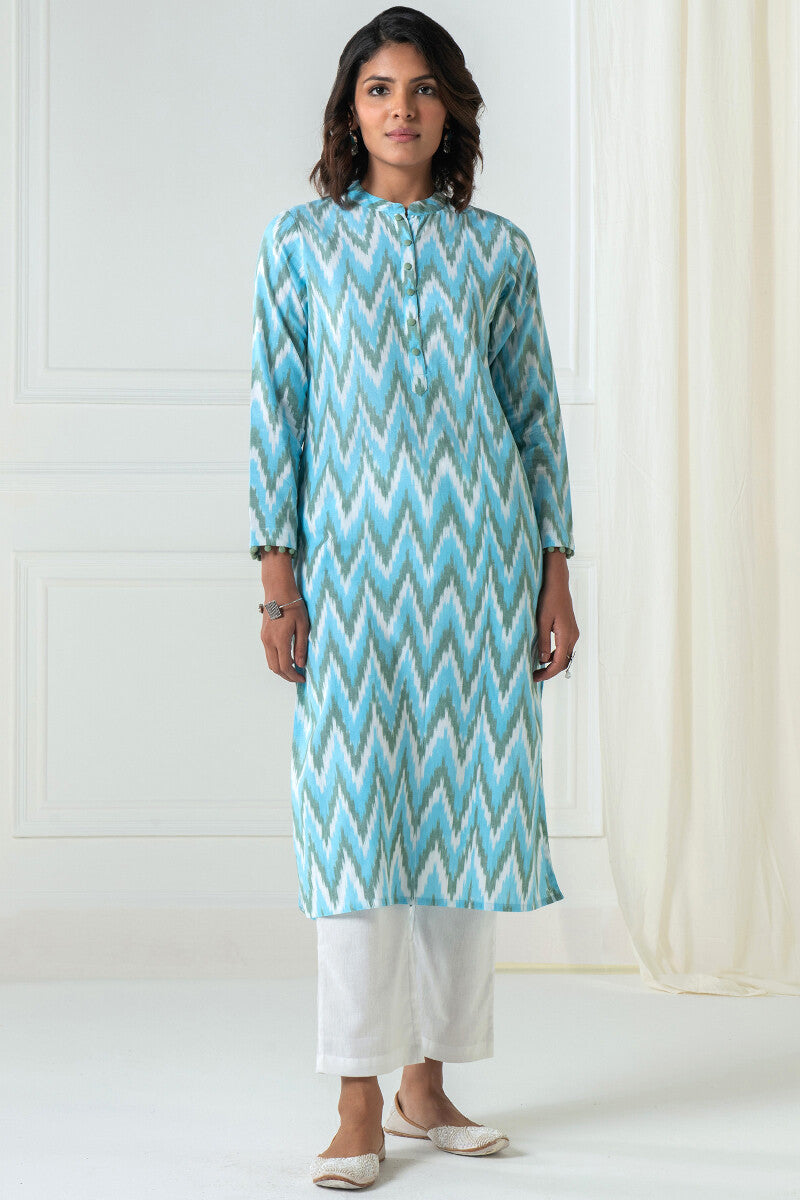 Roza Siya White Cotton Pants