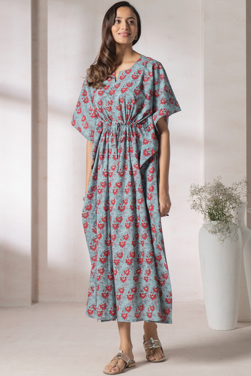 Gauhar Firoza Sanganeri Kaftan