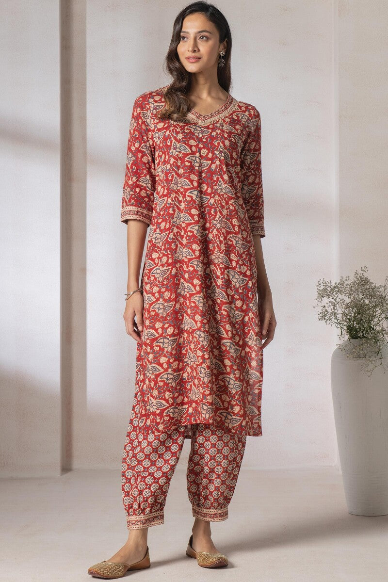 Sehra Darya Bagru Kurta