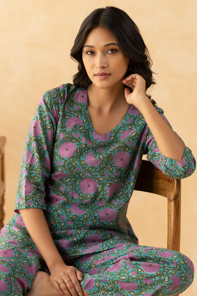 Roz Meher Saira Pyjama Set