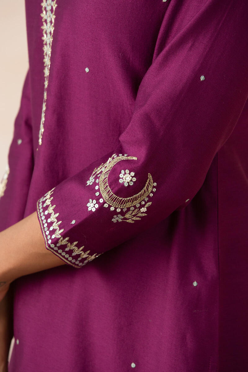 Nazma Shaheen Chanderi Kurta
