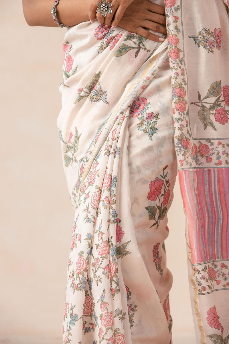 Gulbarg Zoraya Chanderi Saree