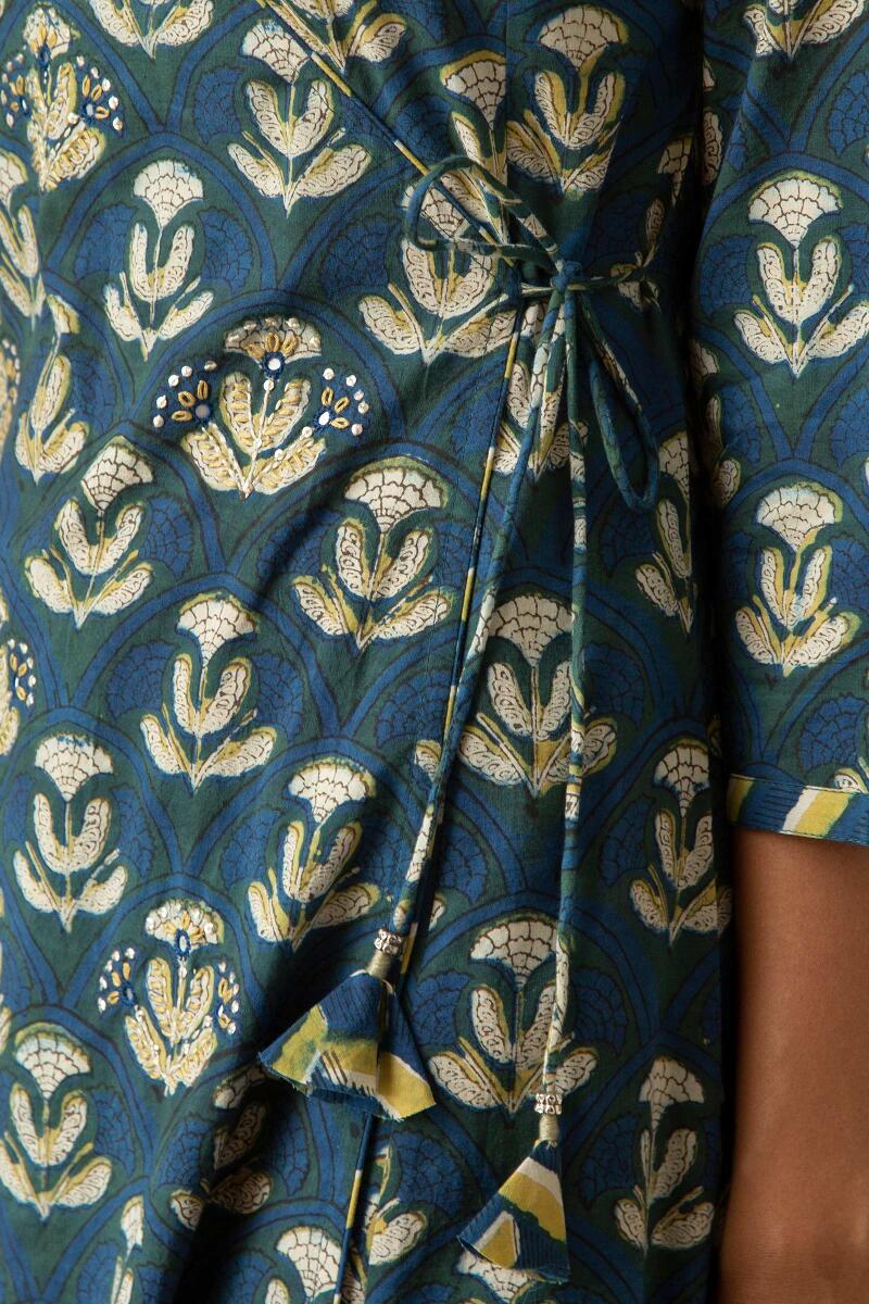 Sehra Aasma Bagru Kurta
