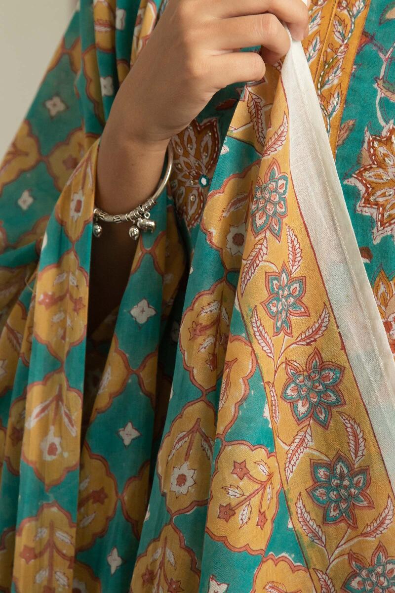 Gauhar Sahira Block Printed Dupatta