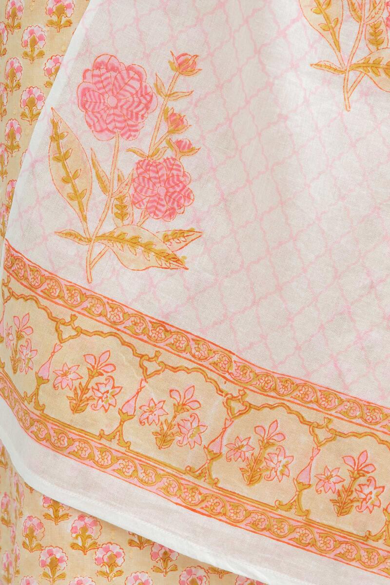 Nazm Nahida Block Printed Dupatta