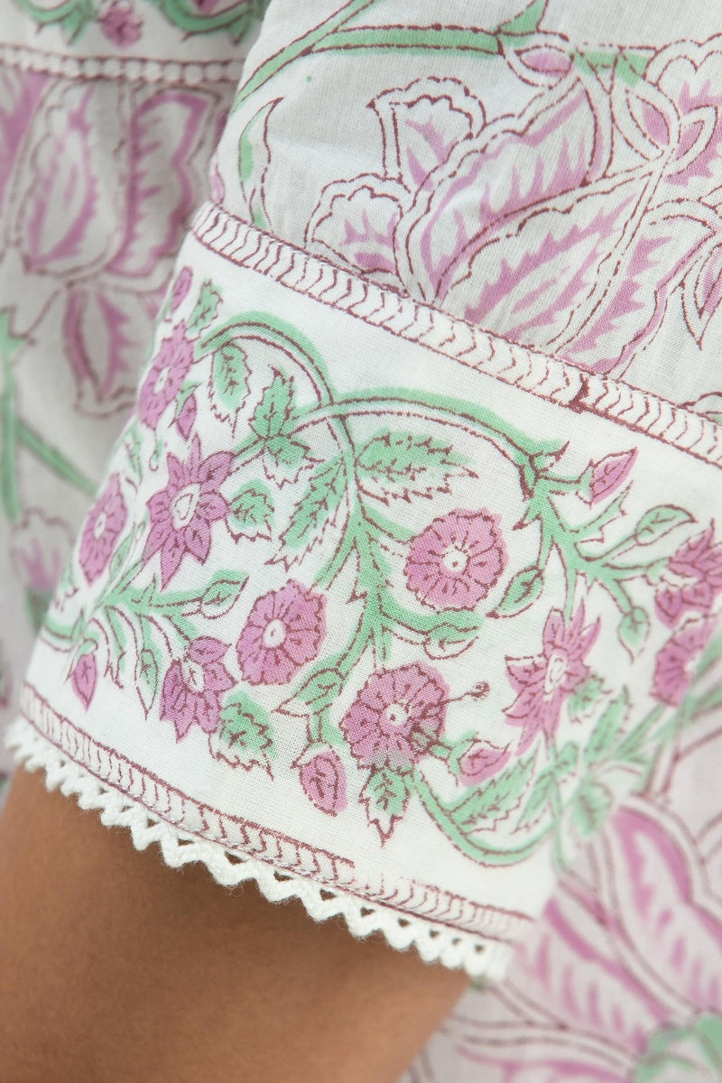 Roz Meher Mahira Block Printed Kurta