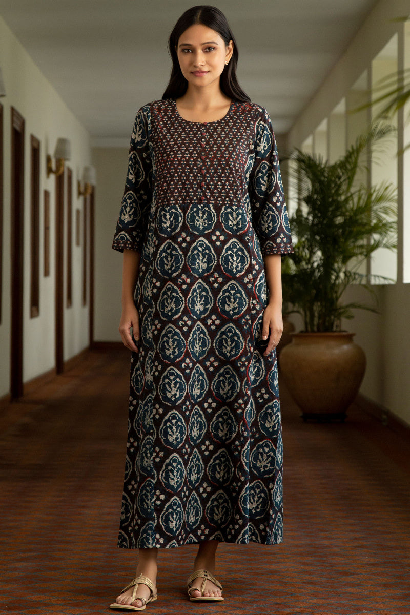 Sehra Gazal Bagru Kaftan