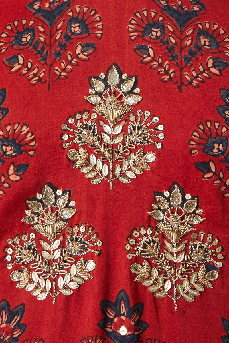 Zubeida Jahanzeb Ajrak Modal Kurta
