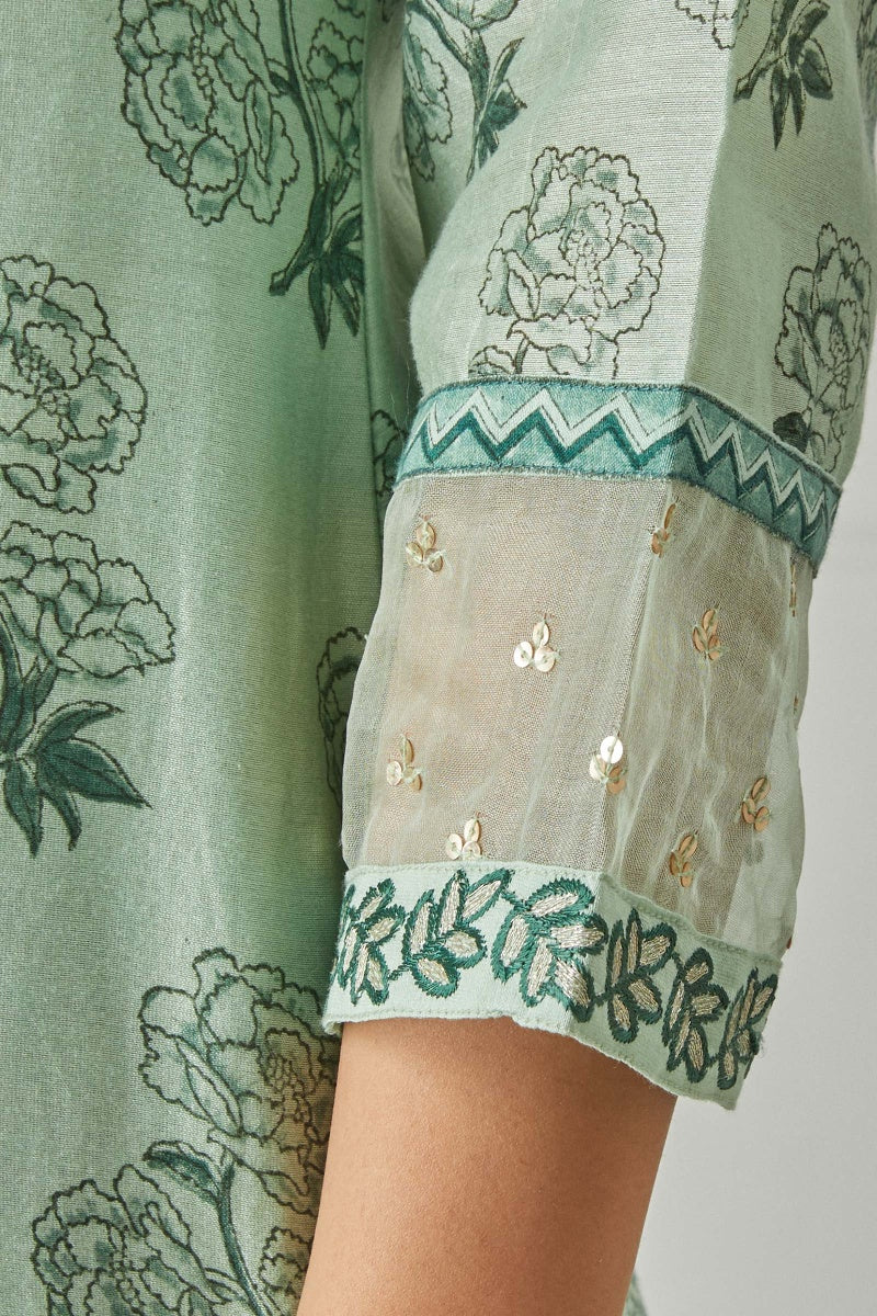 Zubeida Ruksana Chanderi Kurta