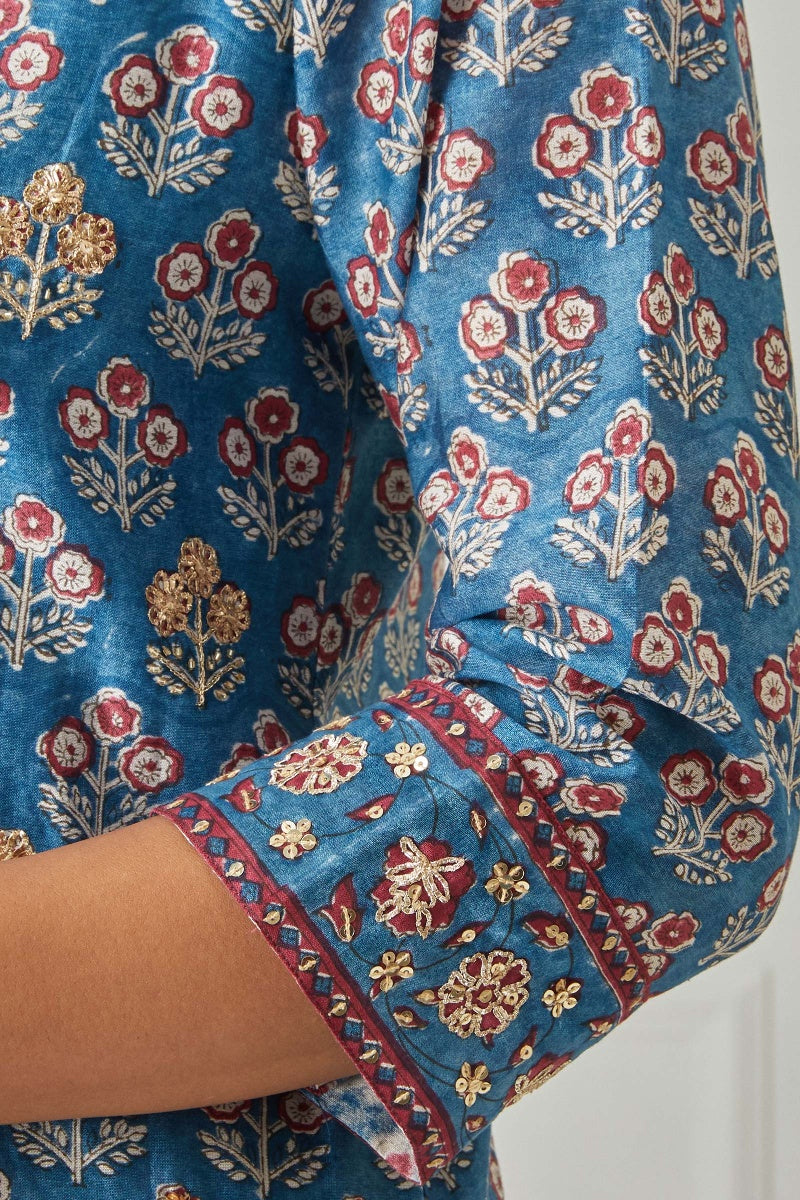 Zubeida Mahreen Chanderi Kurta