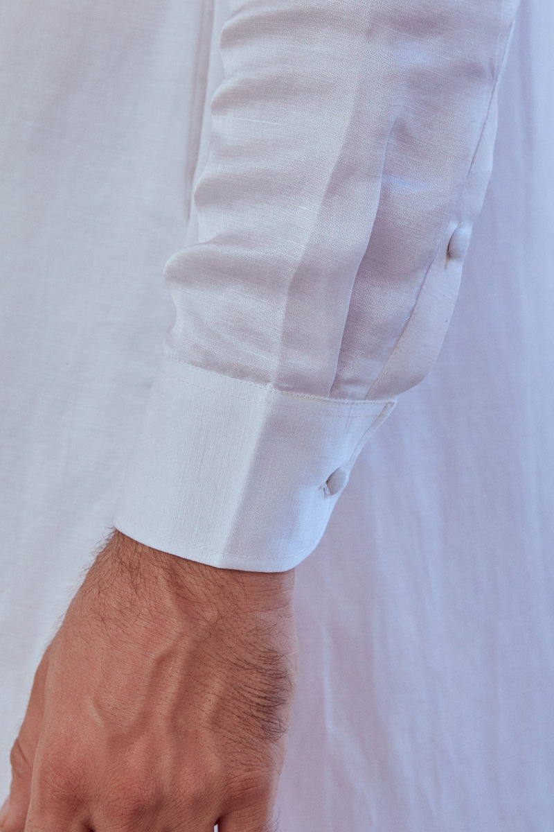 Shahid Linen Satin Kurta