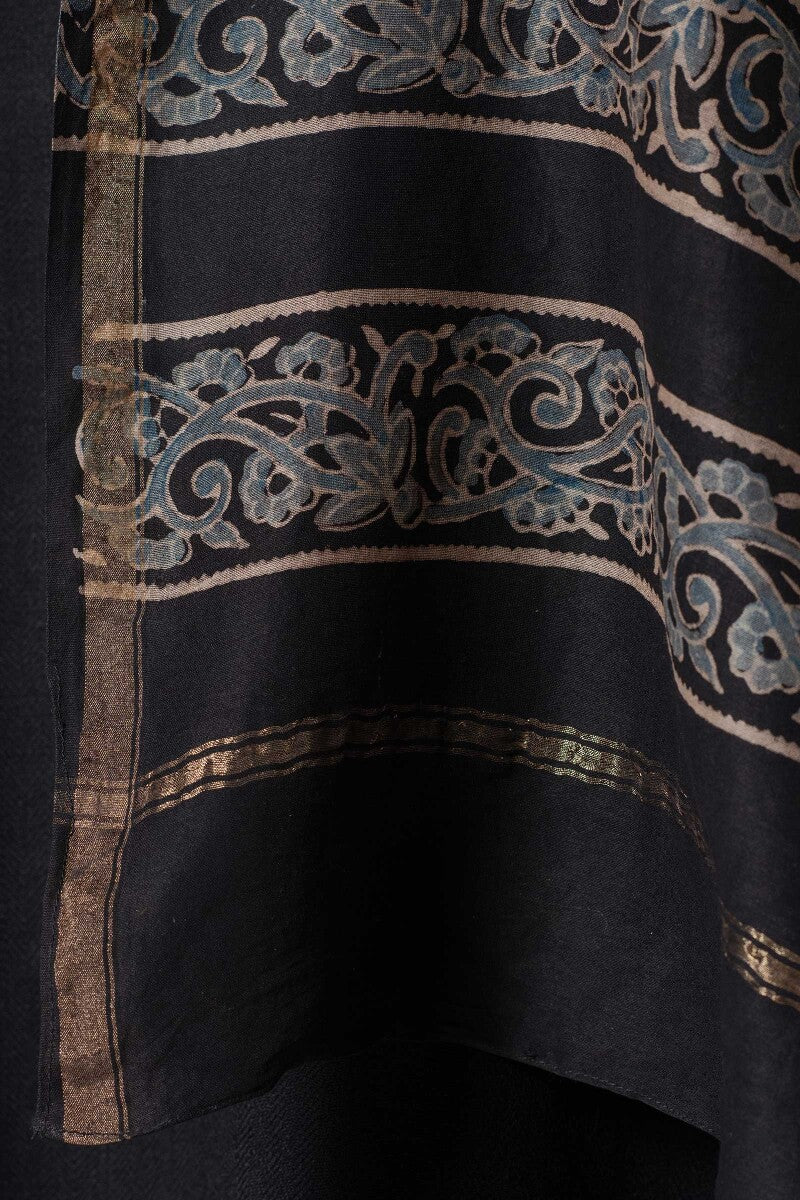 Naadirah Tazmeen Ajrak Chanderi Dupatta