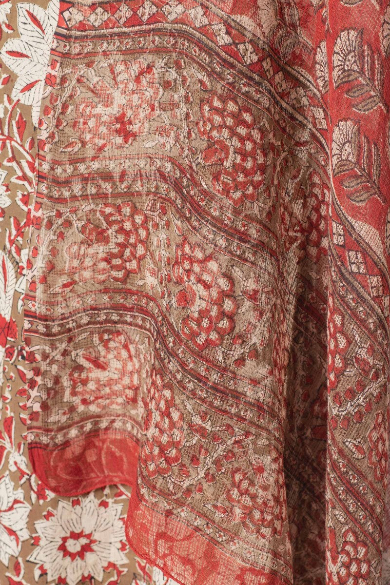 Sehra Mehr Bagru Dupatta