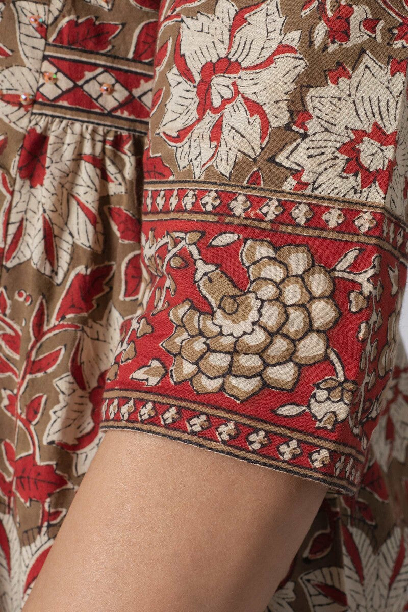 Sehra Mehr Bagru Kurta