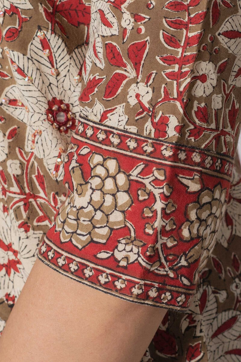 Sehra Safina Bagru Kurta