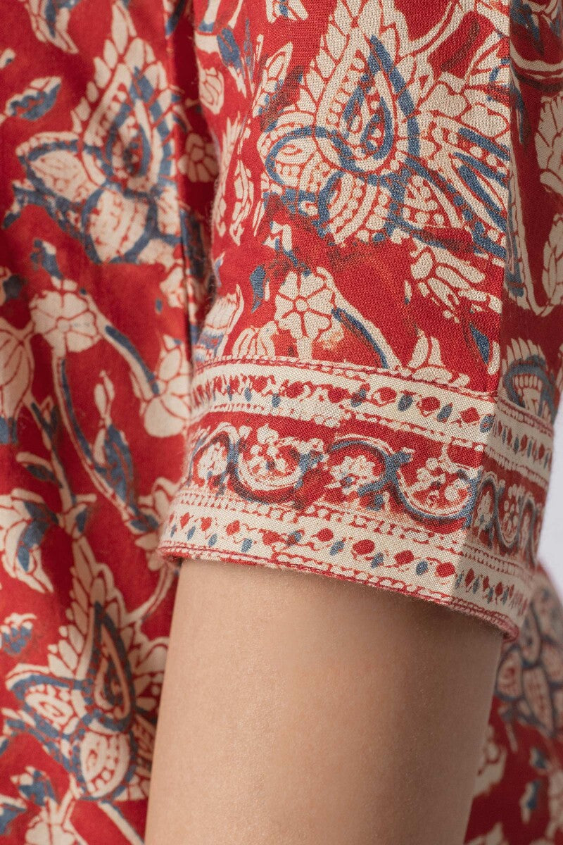 Sehra Darya Bagru Kurta