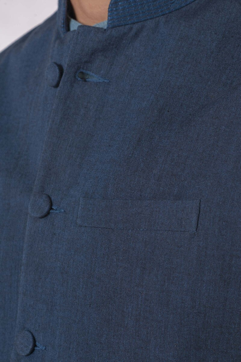 Samar Mihir Handloom Nehru Jacket