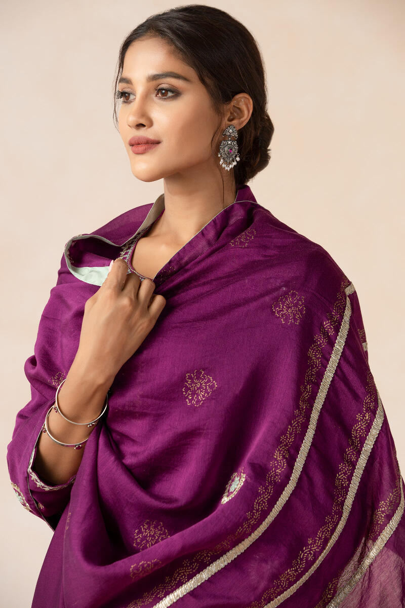 Nazma Shaheen Chanderi Dupatta