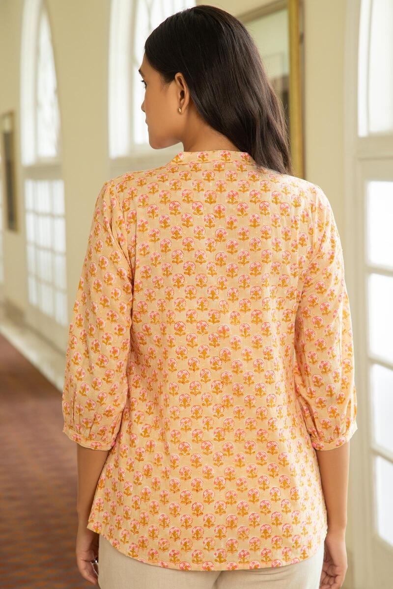 Nazm Jiya Block Printed Top