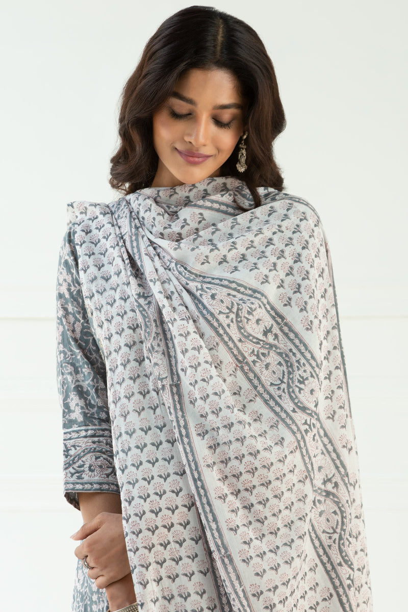 Gauhar Zenia Block Printed Dupatta