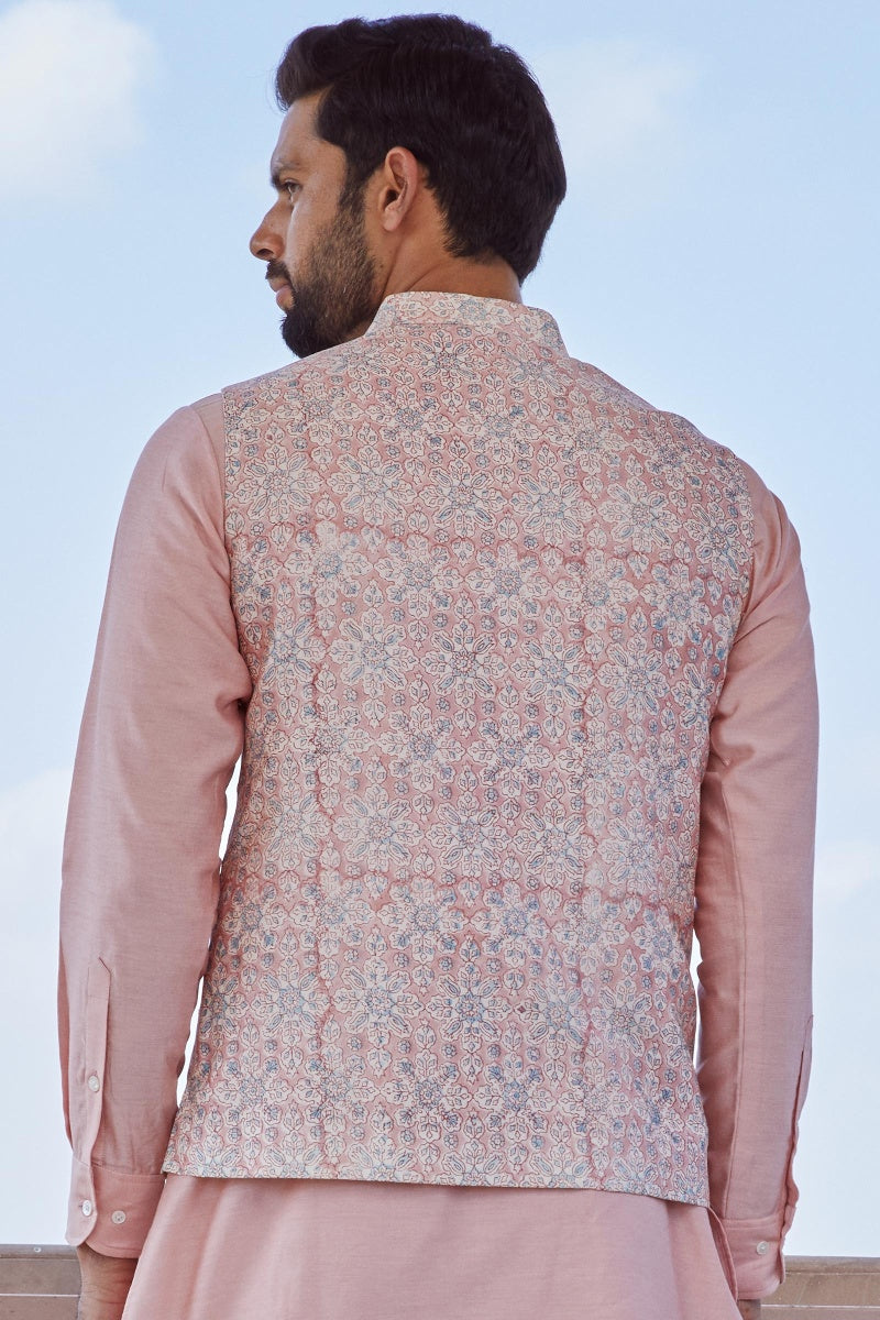 Zameer Chanderi Nehru Jacket