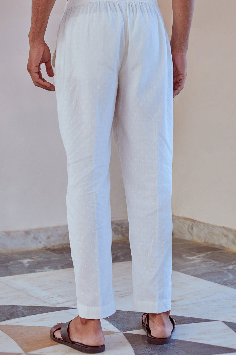 Zaid Cotton Dobby Pants