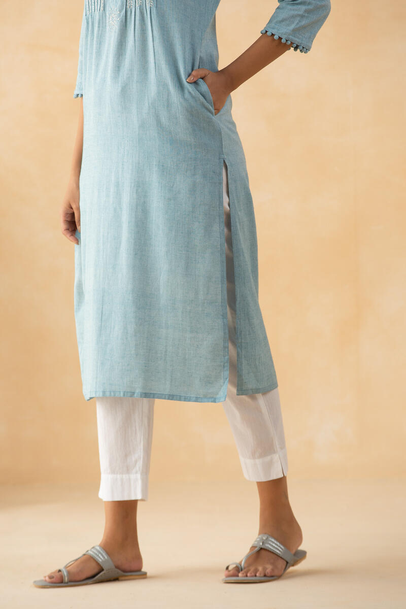 Kashida Farhat Kurta