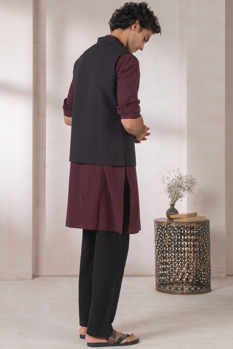 Samar Kian Handloom Nehru Jacket