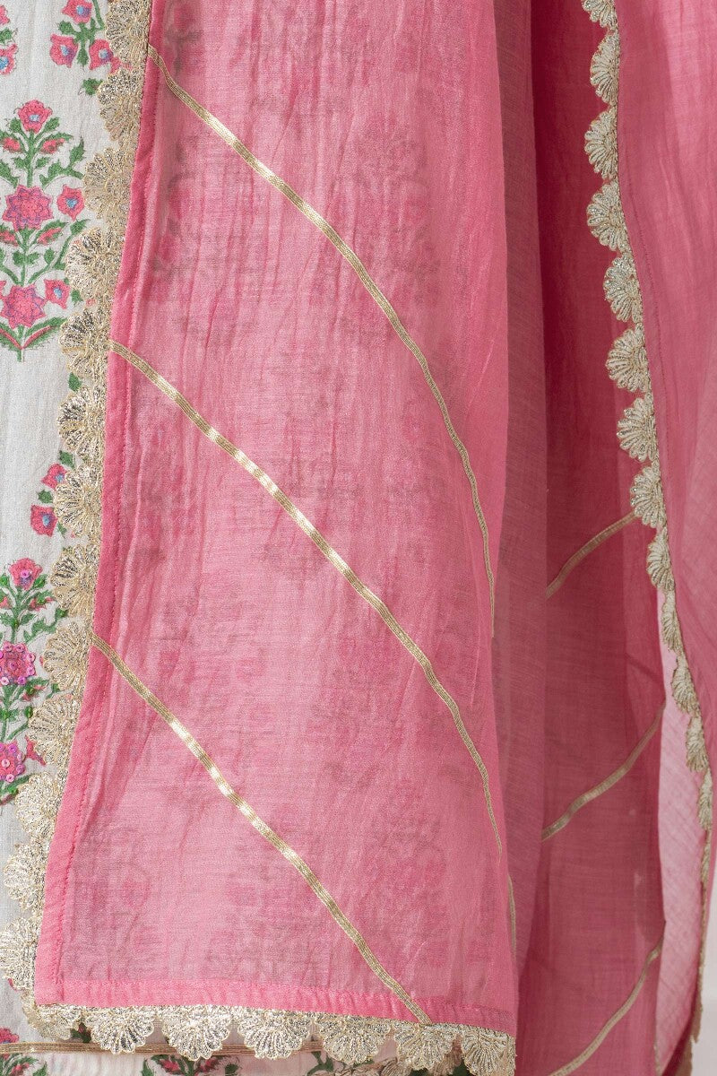 Gul Bano Zainab Cotton Silk Dupatta