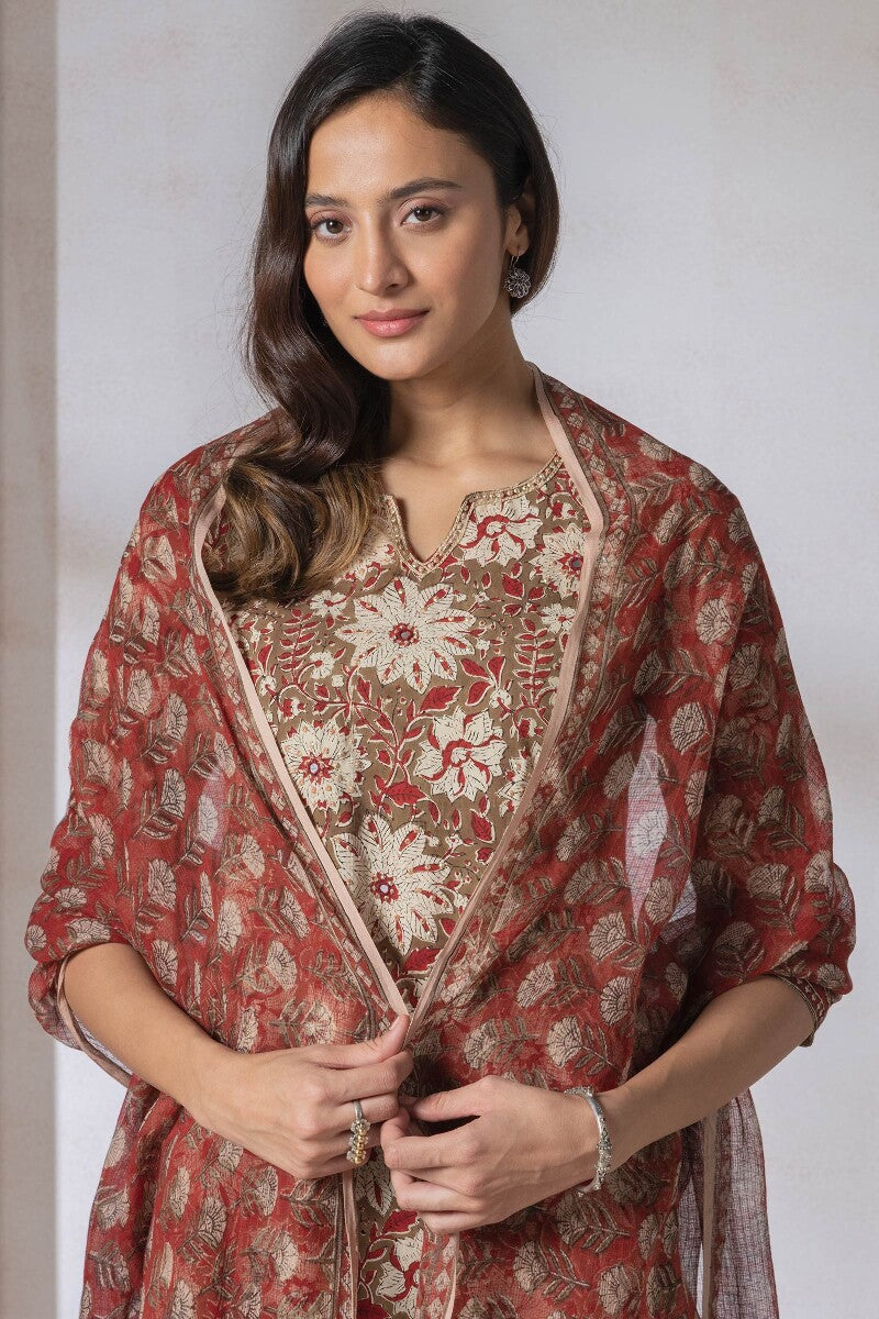 Sehra Mehr Bagru Dupatta